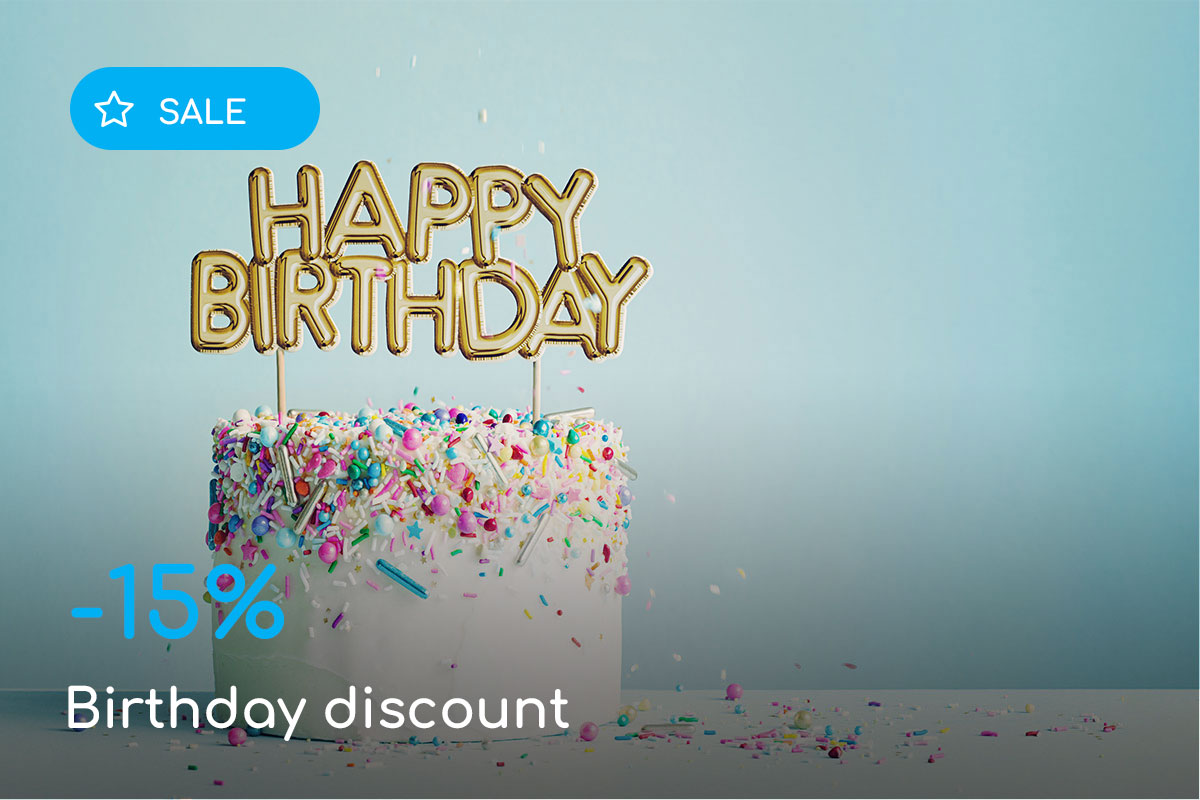 Birthday discount